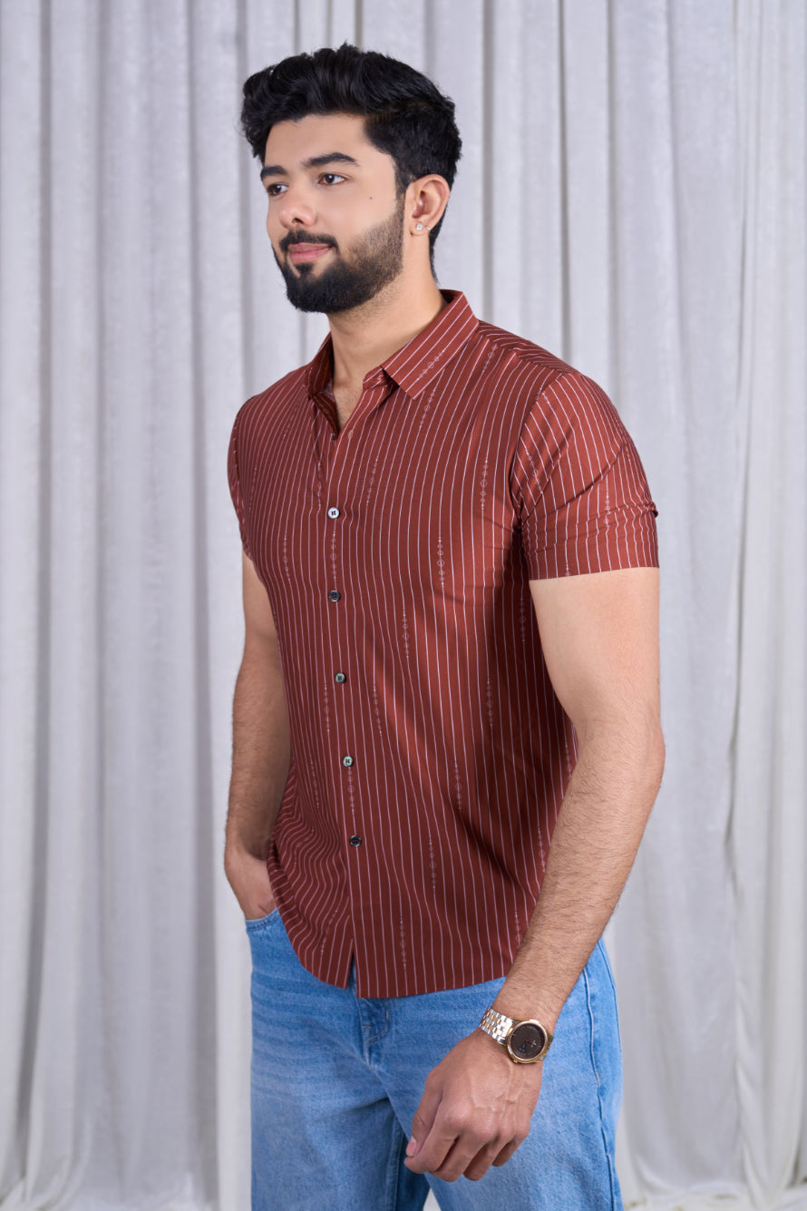 Class 112-86602 (Coffee Brown Pinstripe)