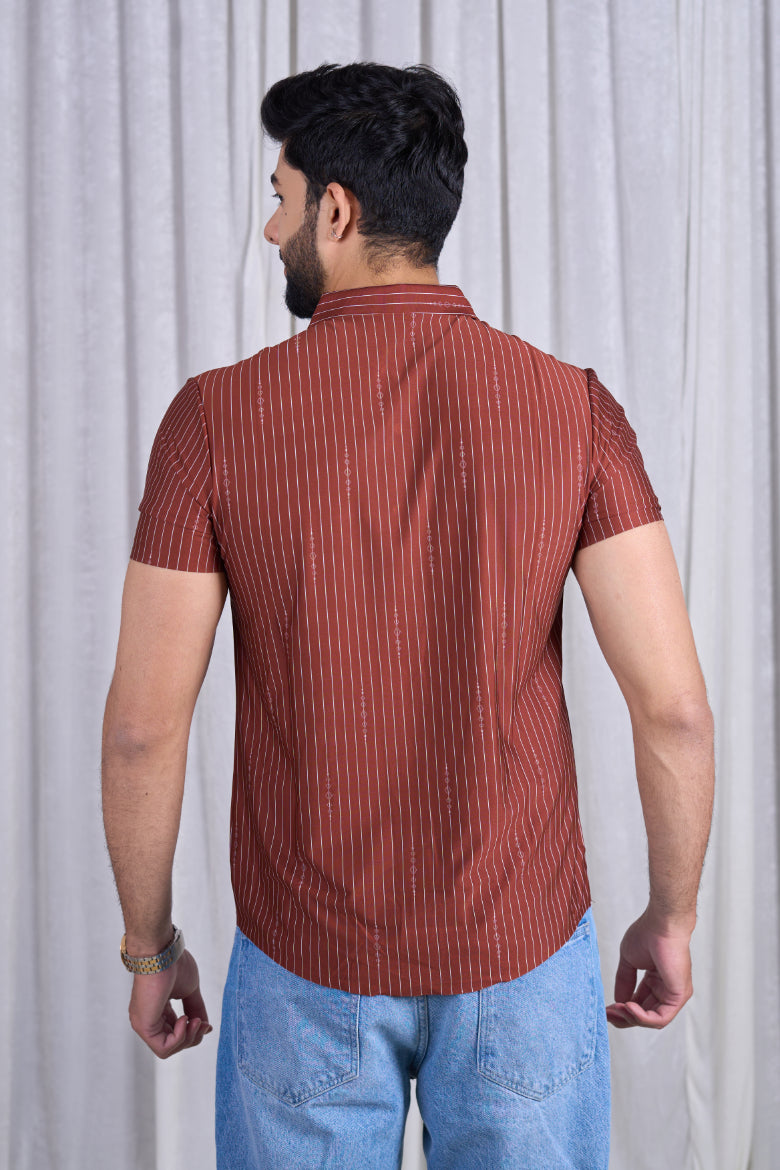 Class 112-86602 (Coffee Brown Pinstripe)