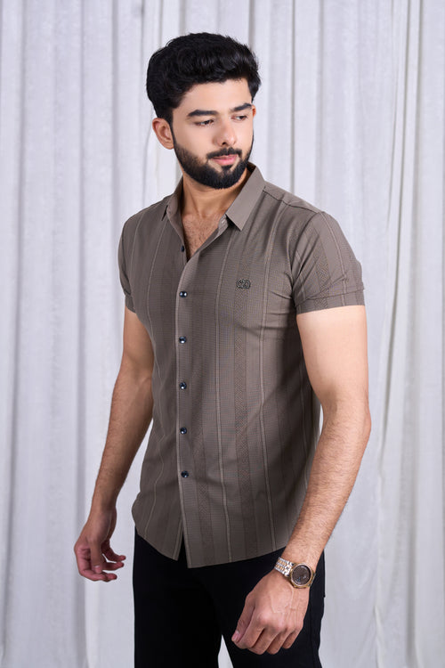 Class 3712 (Latte Brown Leaf Design)