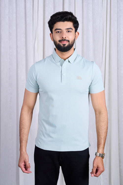 Class 111-6878 (Mint Green Textured Polo)