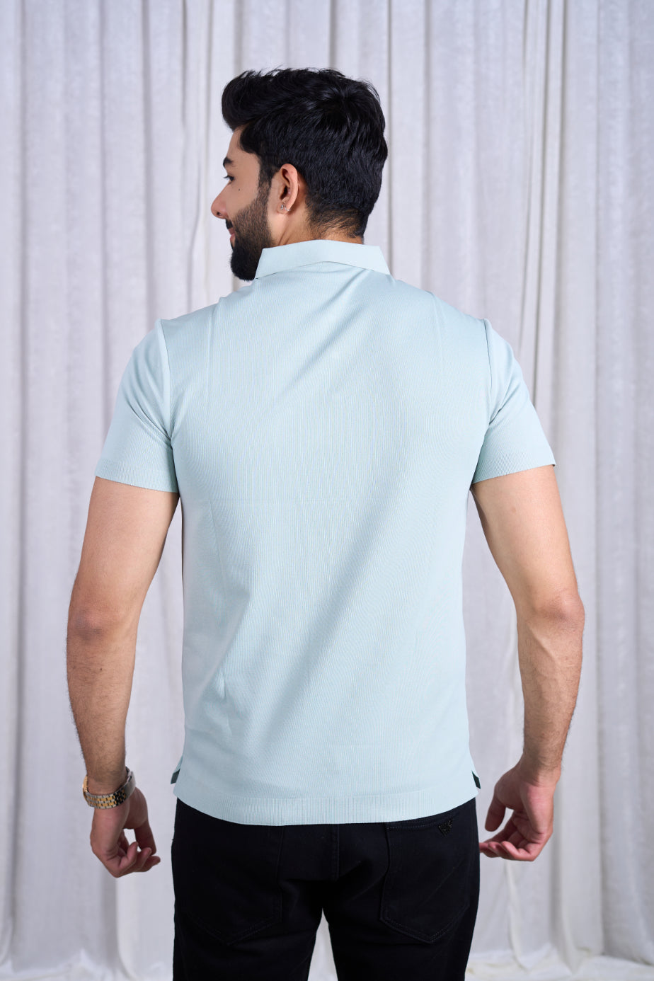 Class 111-6878 (Mint Green Textured Polo)