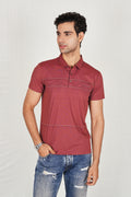 Pink Wrinkle Free Premium Classic Polo(Class 104-8836)