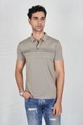 Grey Wrinkle Free Polo(Class 105-8809)