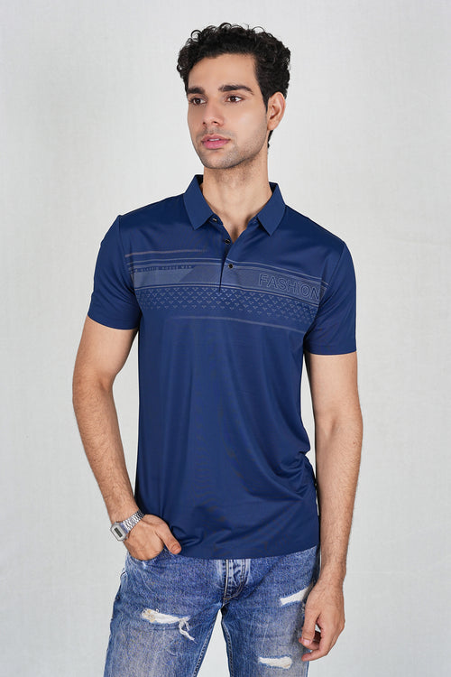 Navy Wrinkle Free Premium Classic Polo (Class 105-8809)