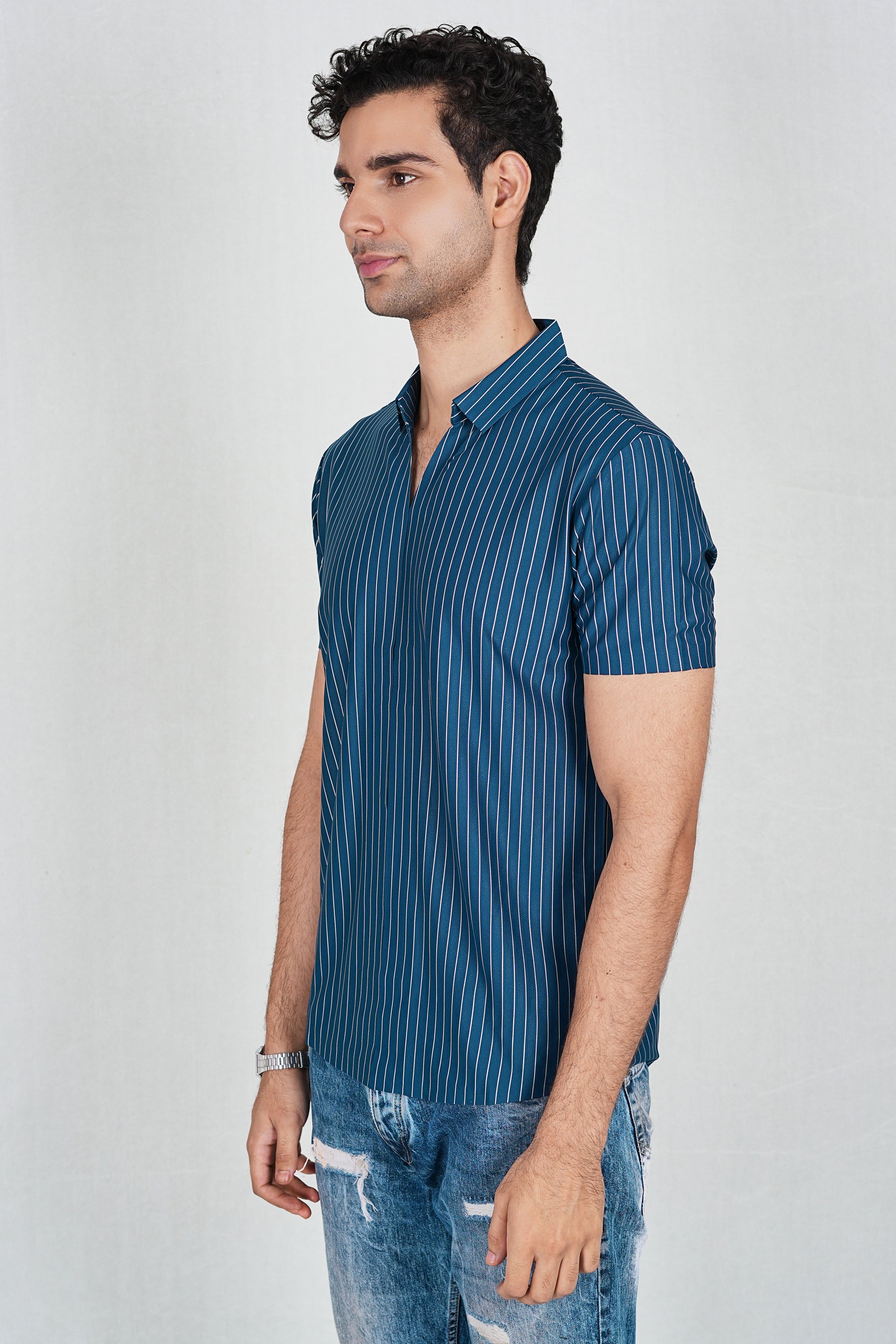 Collar T-Shirt Cum Shirt (107-8803)