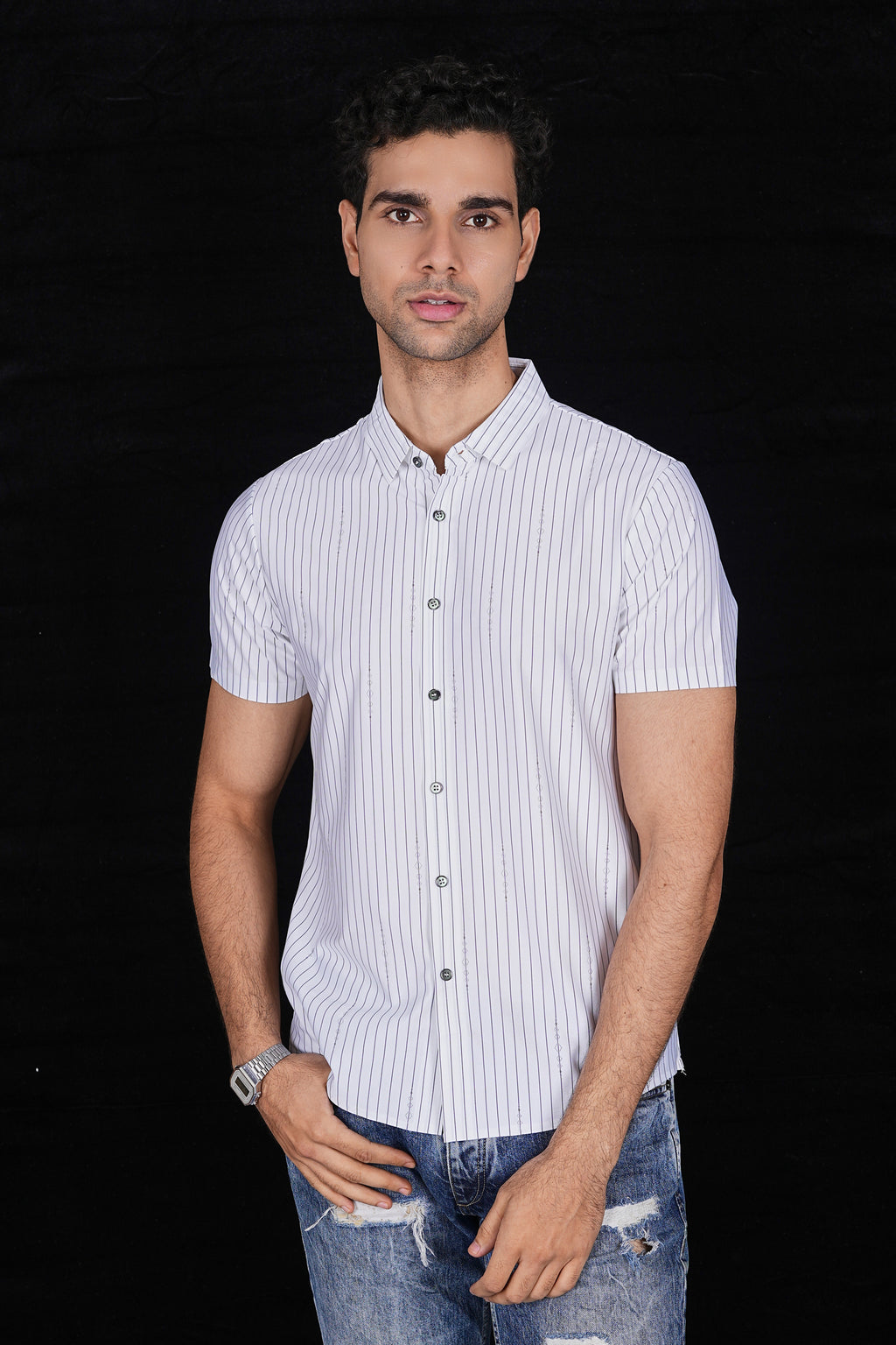 White New Wrinkle Free Premium Shirt (Class 112-88602)