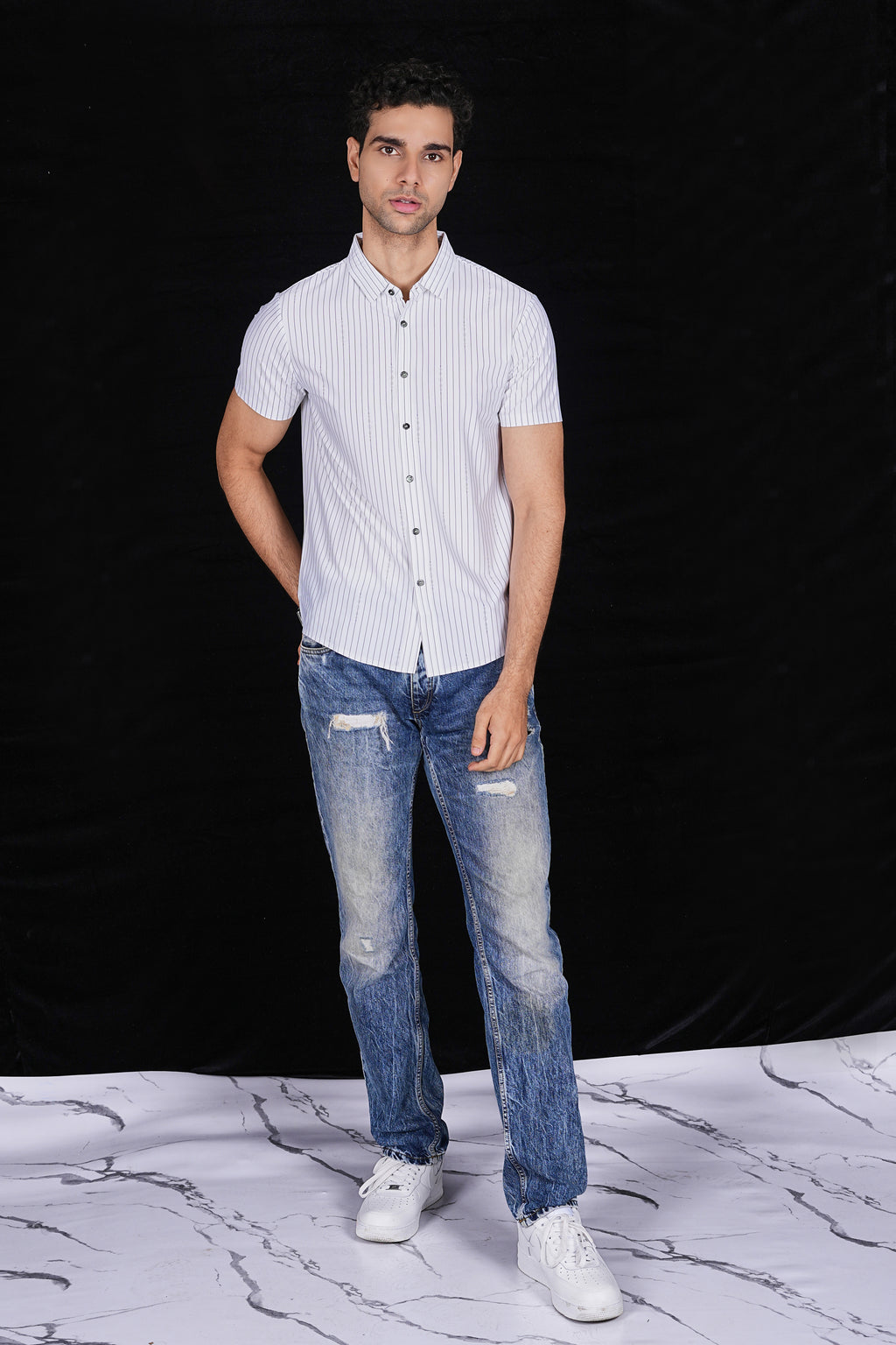 White New Wrinkle Free Premium Shirt (Class 112-88602)