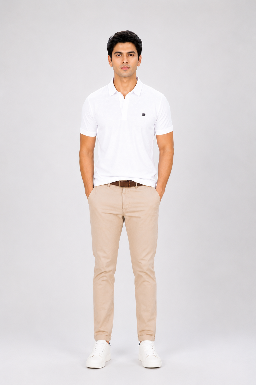Monarch White Polo