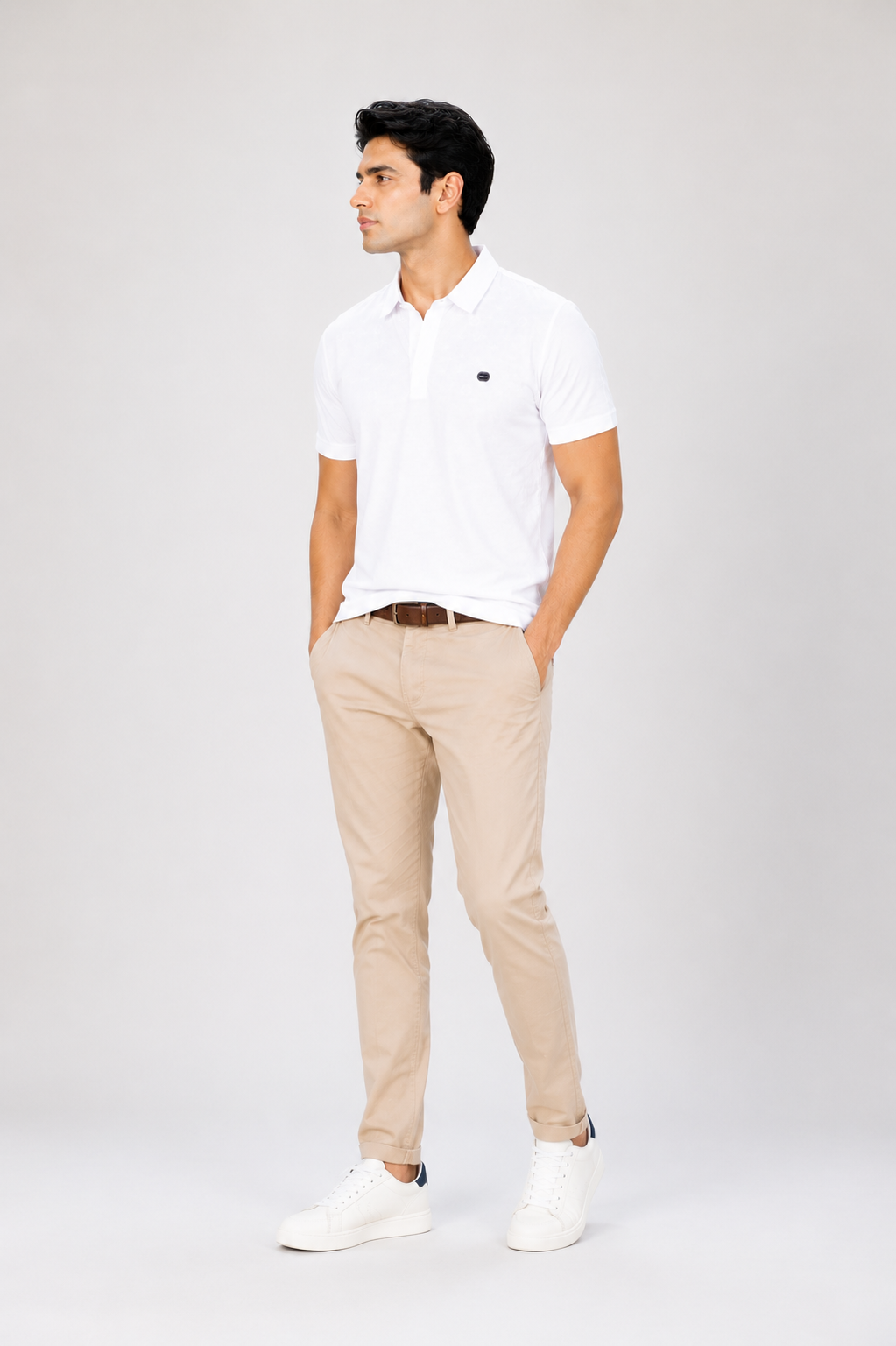 Monarch White Polo