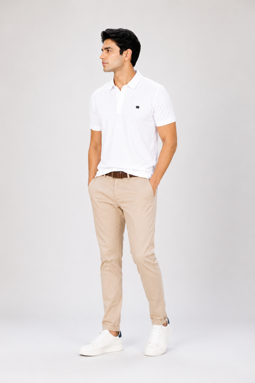 Monarch White Polo