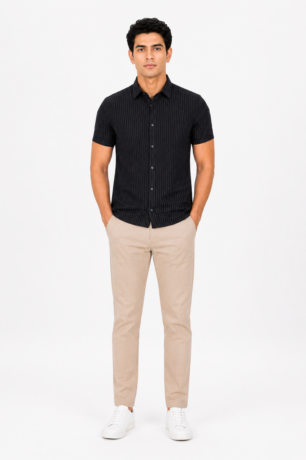 Black Wrinkle Free Premium Shirt (Class 112-86602)