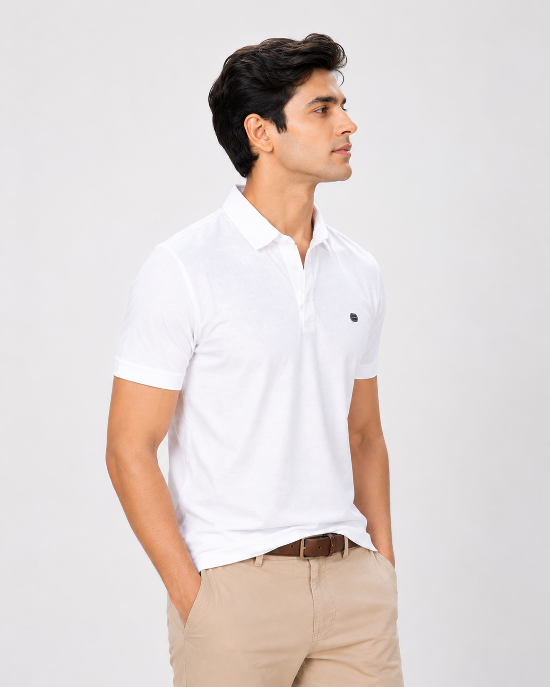 Monarch White Polo
