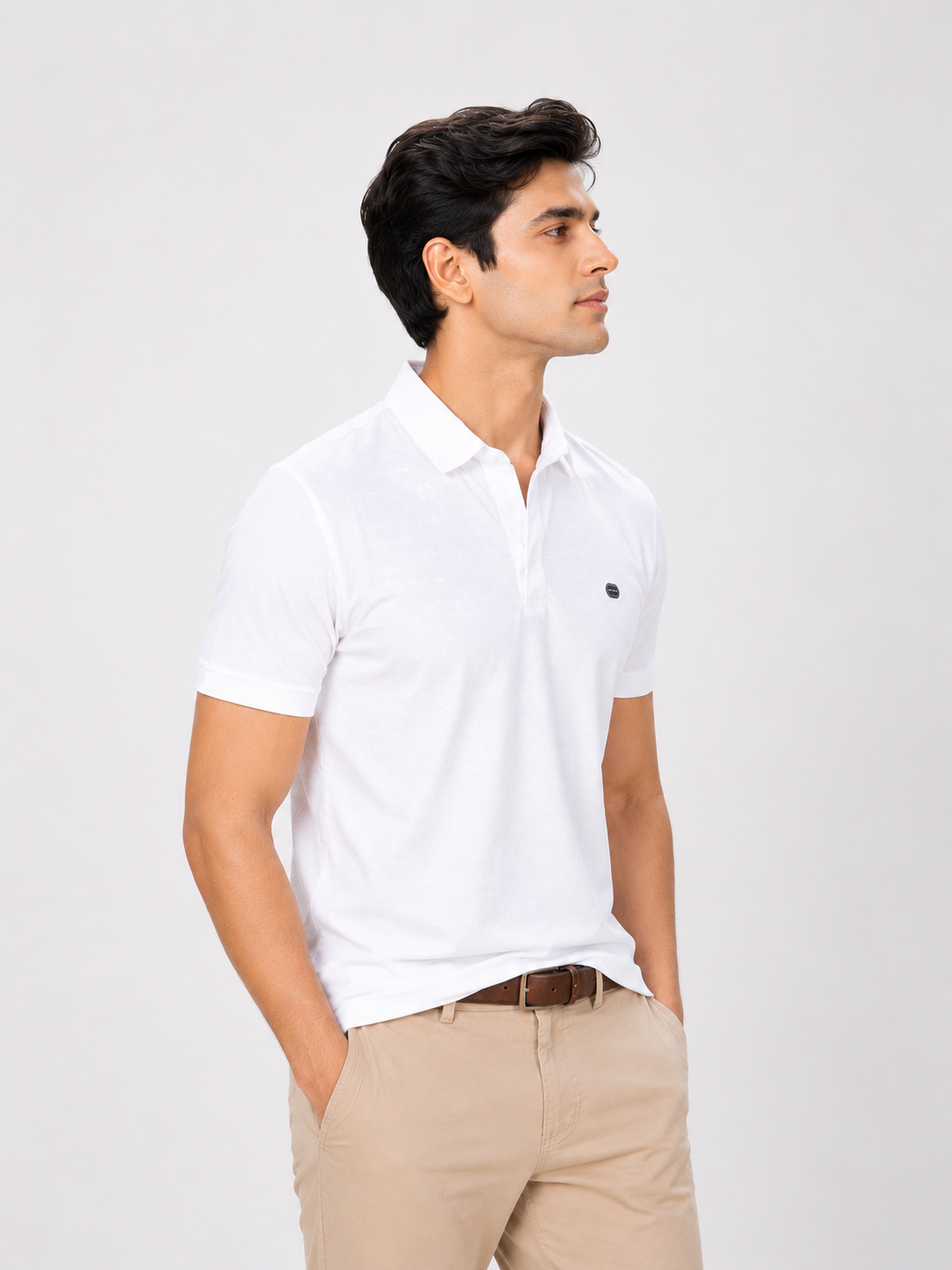 Monarch White Polo