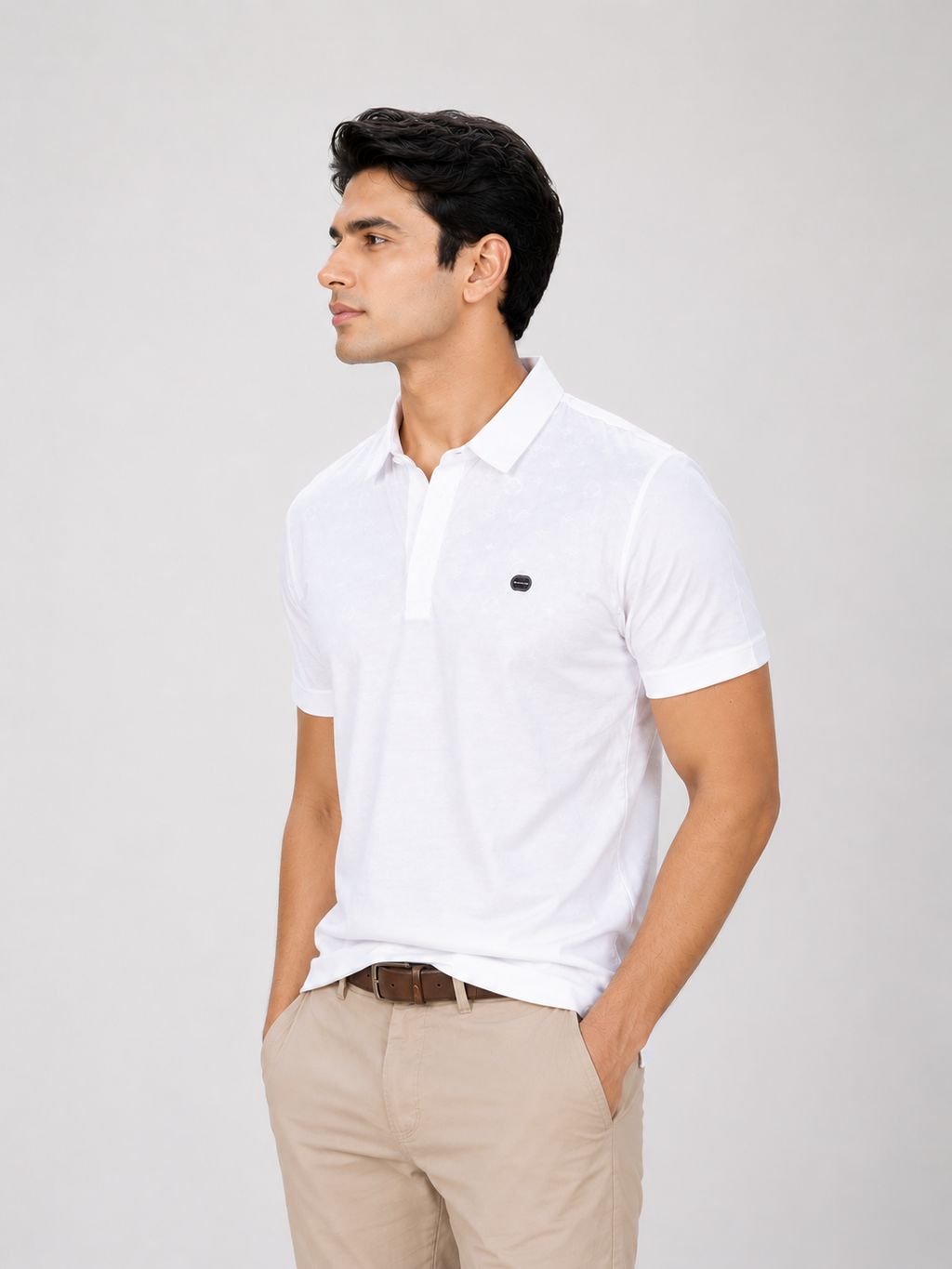 Monarch White Polo